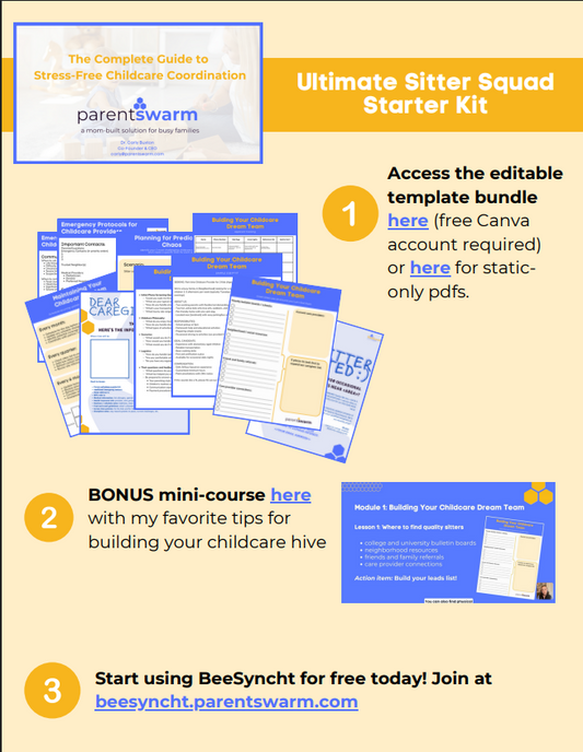 The Ultimate Sitter Squad Starter Kit - Downloadable Toolkit Bundle